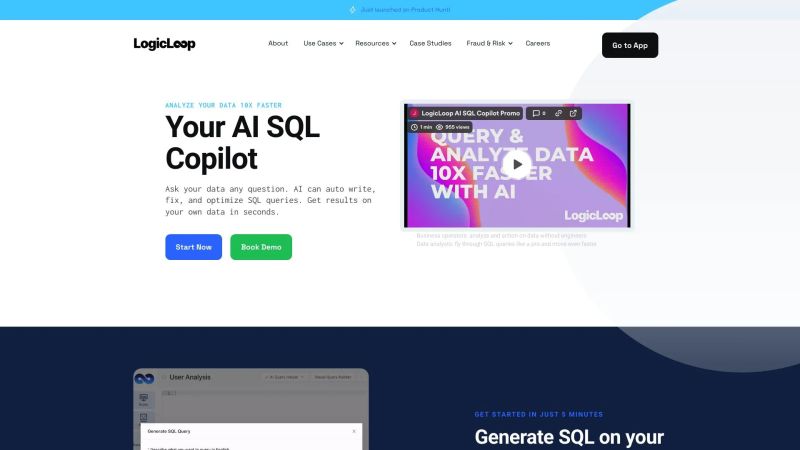 Logicloop Ai Sql Ai Tools Catalog - Ultra HD Abstract Backgrounds for Desktop