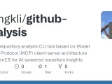 Github Repo Analysis Cli Ai Powered Insights Via Mcp Architecture