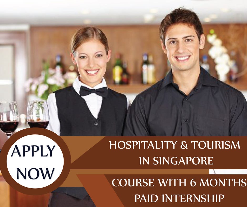 HOSPITALITY AND TOURISM COURSES WITH 6 MONTHS PAID INTERNSHIP
