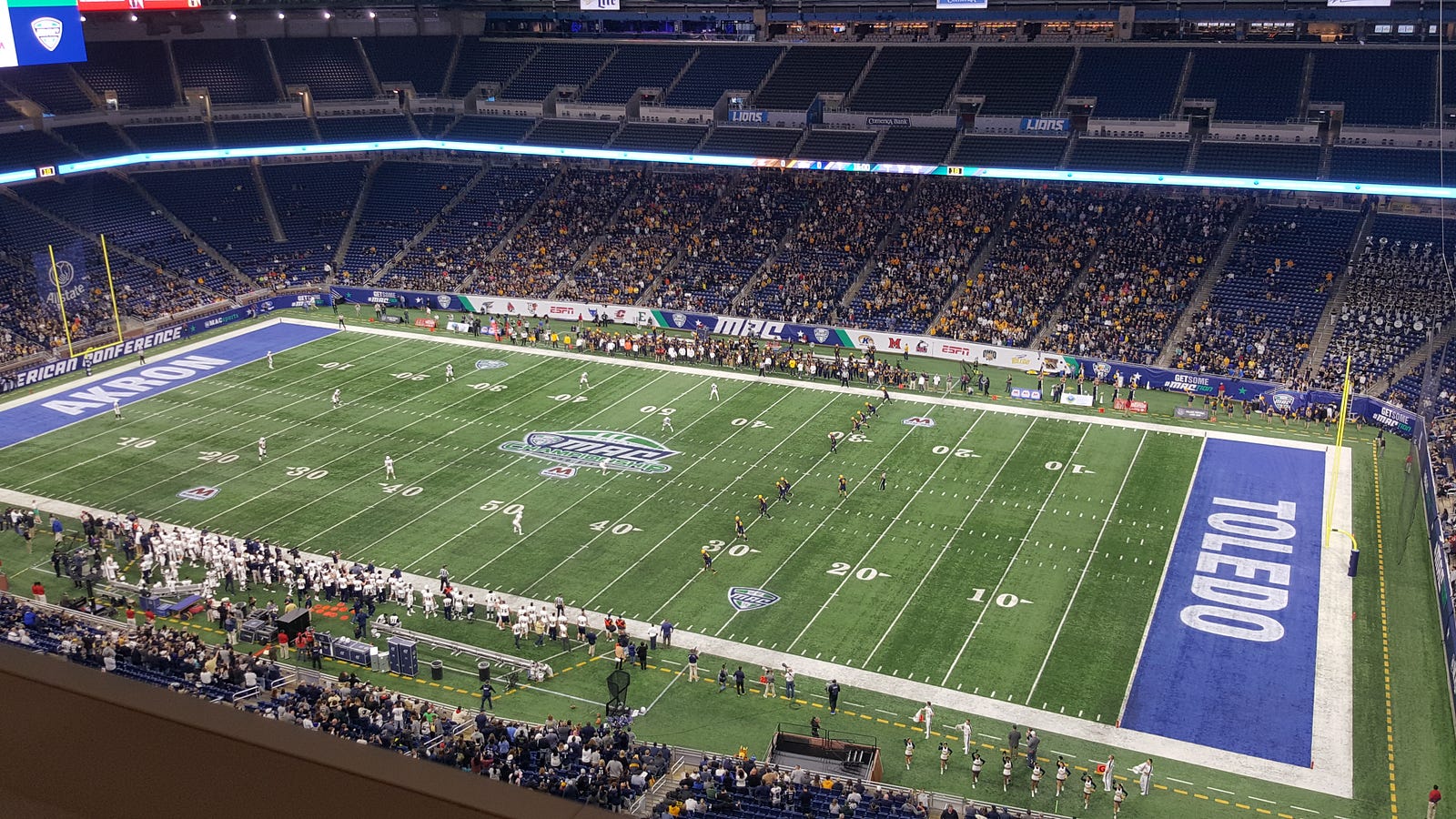 Learn more about ncaa football in this section advertisement the ncaa is an acronym for the national collegiate athletic association. Ford Field in Question for MAC, Big Ten Championship Games
