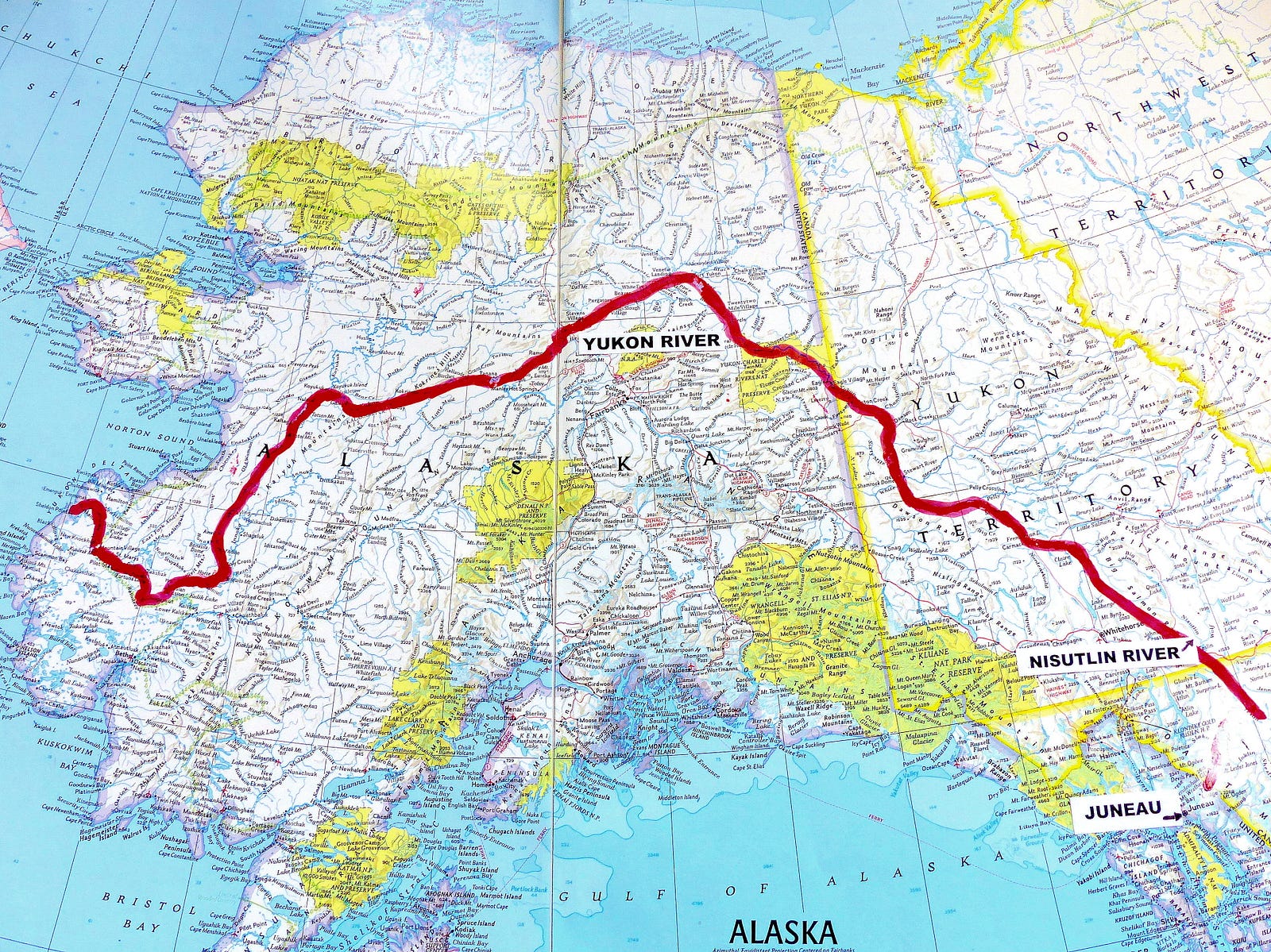 Река юкон на карте PDF Resilience and Adaptation: Yukon River Watershed Contaminant Risk Indicators
