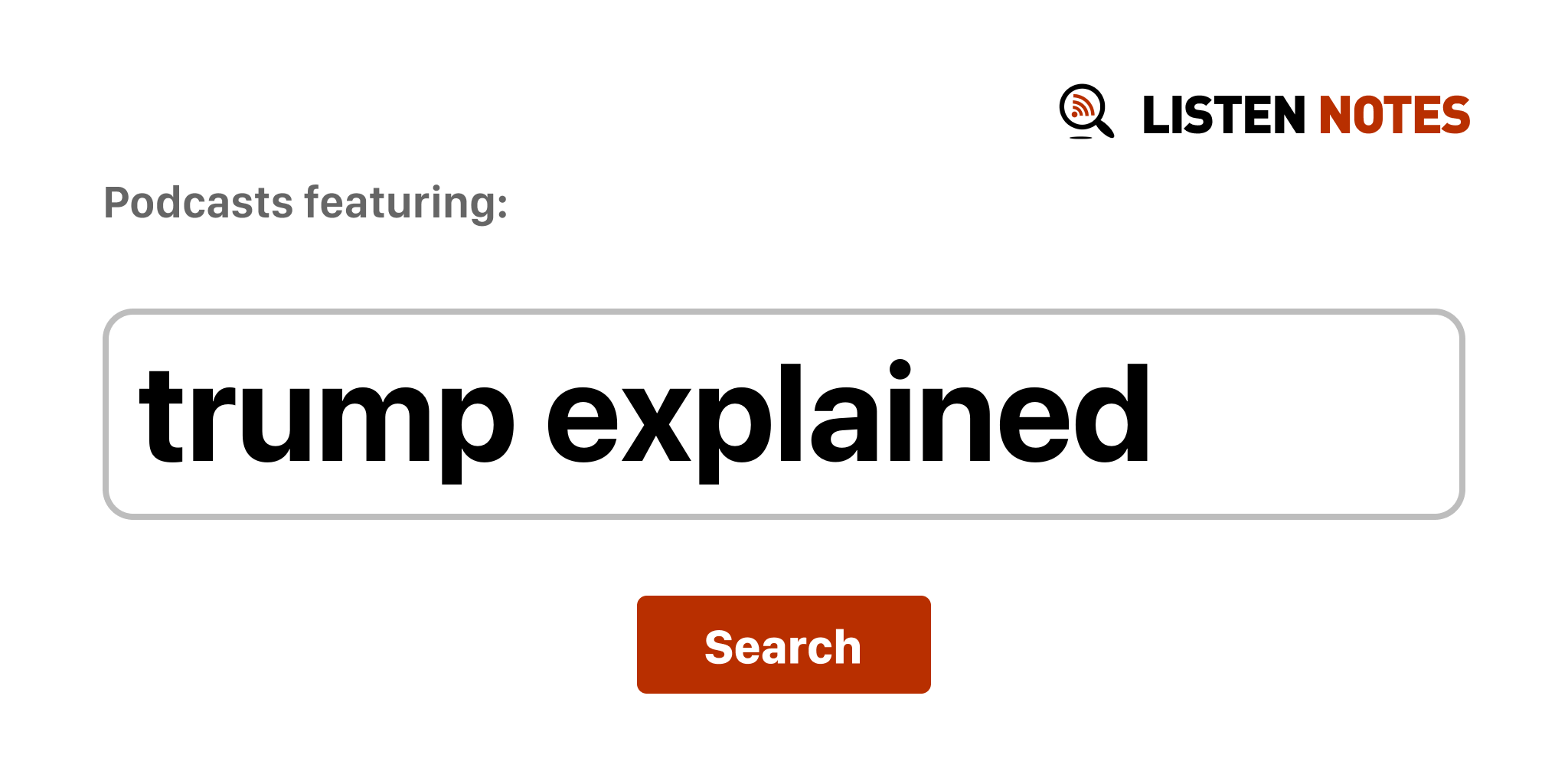 Trump Explained - Top podcast episodes