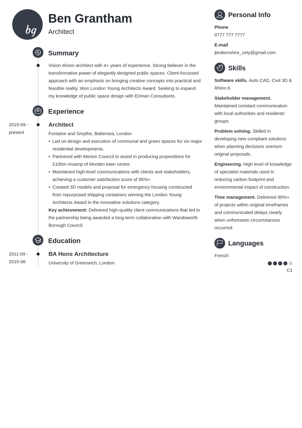 Sep 02, 2021 · the best way to start writing a cover letter for a job in 2022 is to check out examples of good cover letters. Architecture CV Examples & Template for 2021