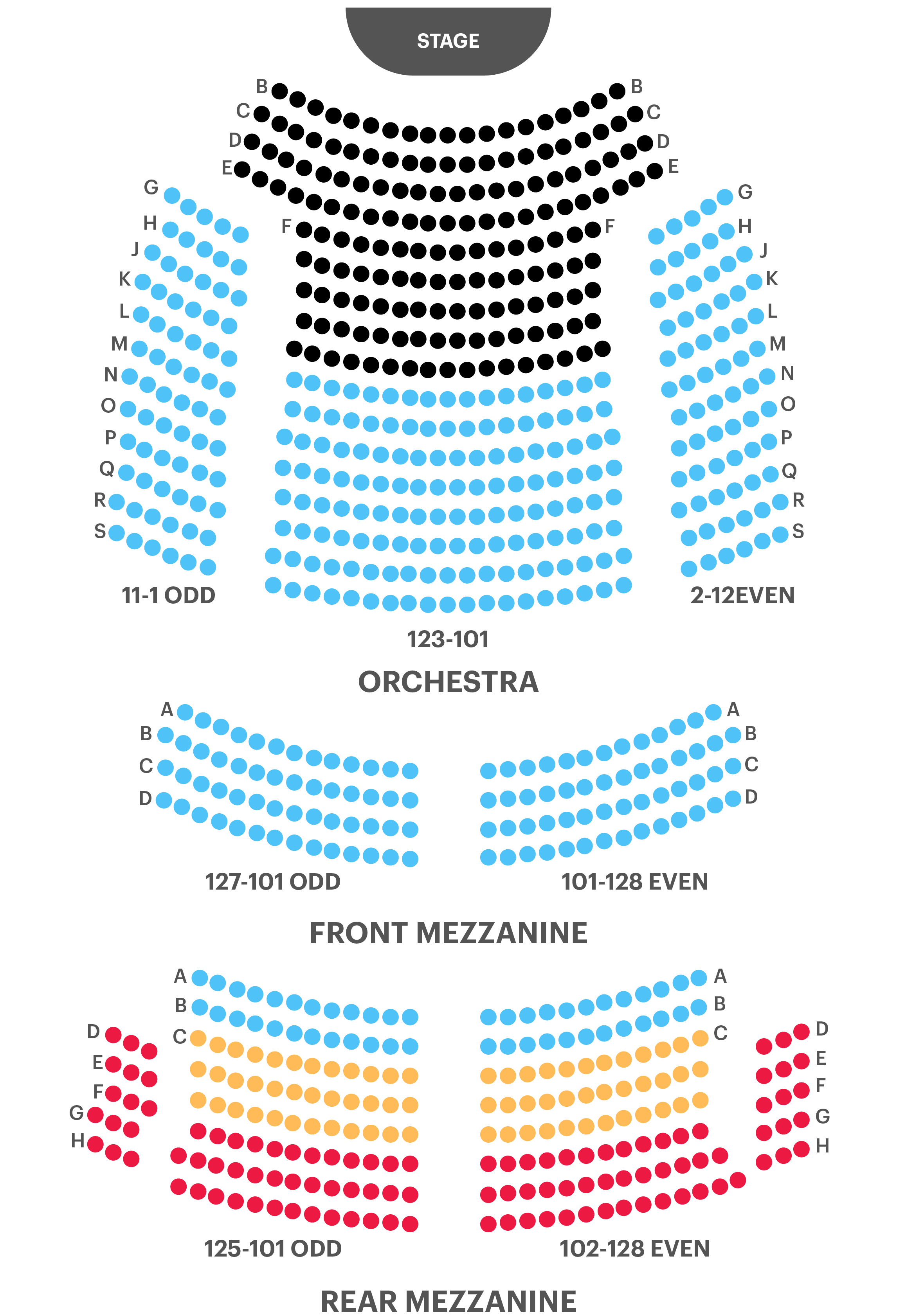 John Golden Theatre Seating Chart Best