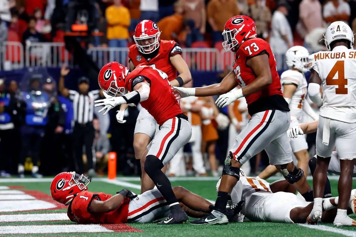 Georgia Beats Texas In SEC Game After Trevor Etienne S TD 1440x960 