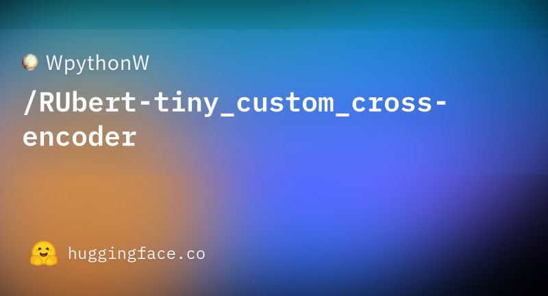 Cointegrated Rubert Tiny Hugging Face - Nature Illustrations - High Quality Desktop Collection