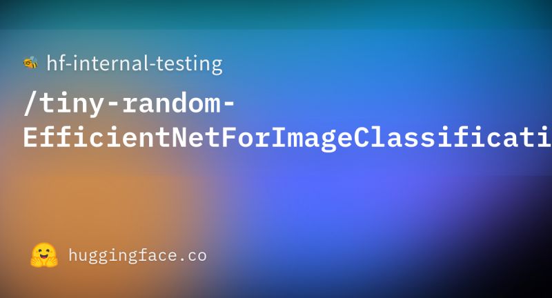 Hf Internal Testing Tiny Random Segformerforimageclassification Hugging Face - Geometric Patterns - Stunning HD Collection