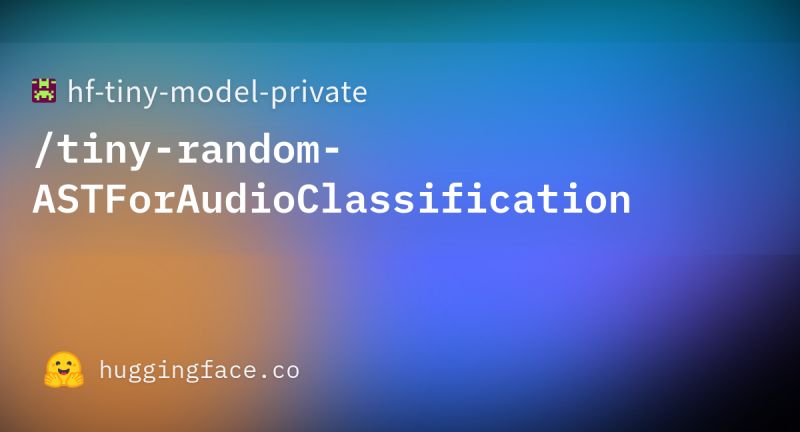 Hf Tiny Model Private Tiny Random Robertamodel Hugging Face - Colorful Textures - Elegant Desktop Collection