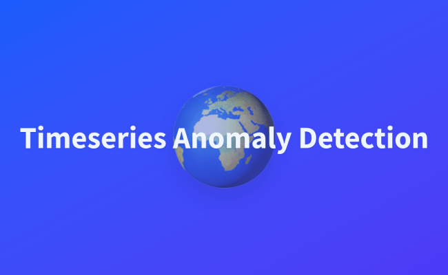 Timeseries Anomaly Detection - A Hugging Face Space By ZackBradshaw