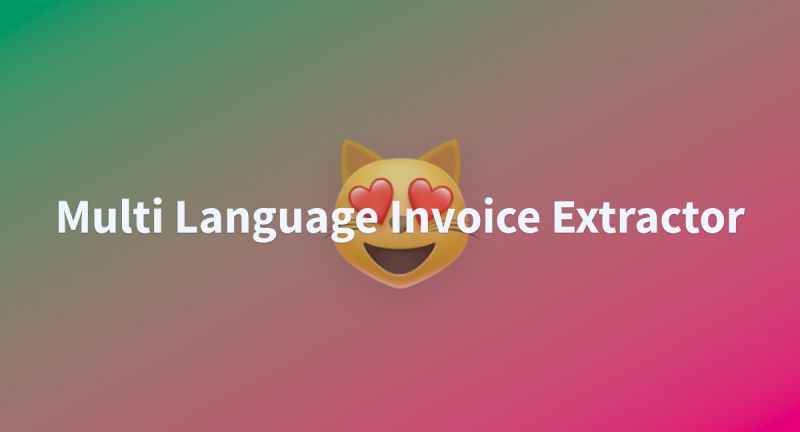 Multi Language Invoice Extractor Generative Ai Ai - Incredible Space Art - 4K