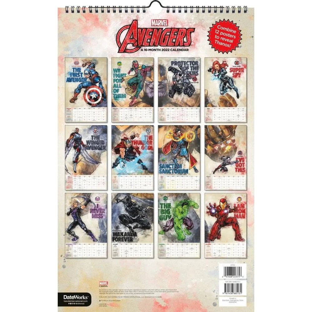 Avengers Endgame Wall Calendars 2022 Large Selection With the first film in Phase 4 Black Widow now playing in theaters eyes are gradually turning to the next film on Marvels release calendar.