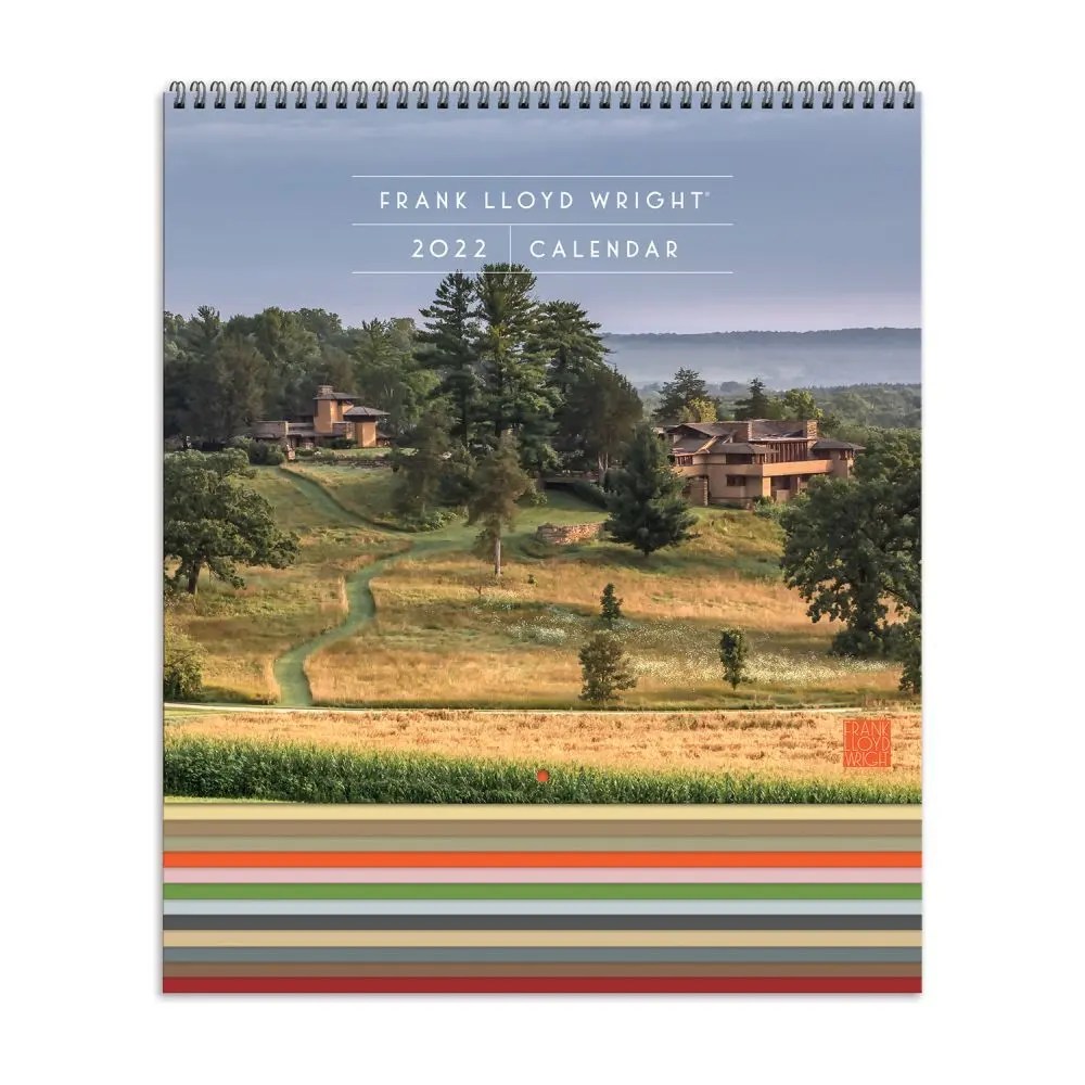Frank Lloyd Wright Deluxe Calendar 2022 At Calendar Club Frank Lloyd Wright and Charley Harper Holiday Frank Lloyd Wright Calendars Stationery New Design Gifts.