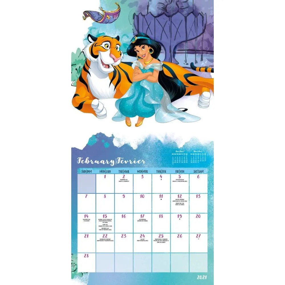A printable for you to place anywhere you want :) start planning today! Disney Princess Wall Calendar Calendars Com