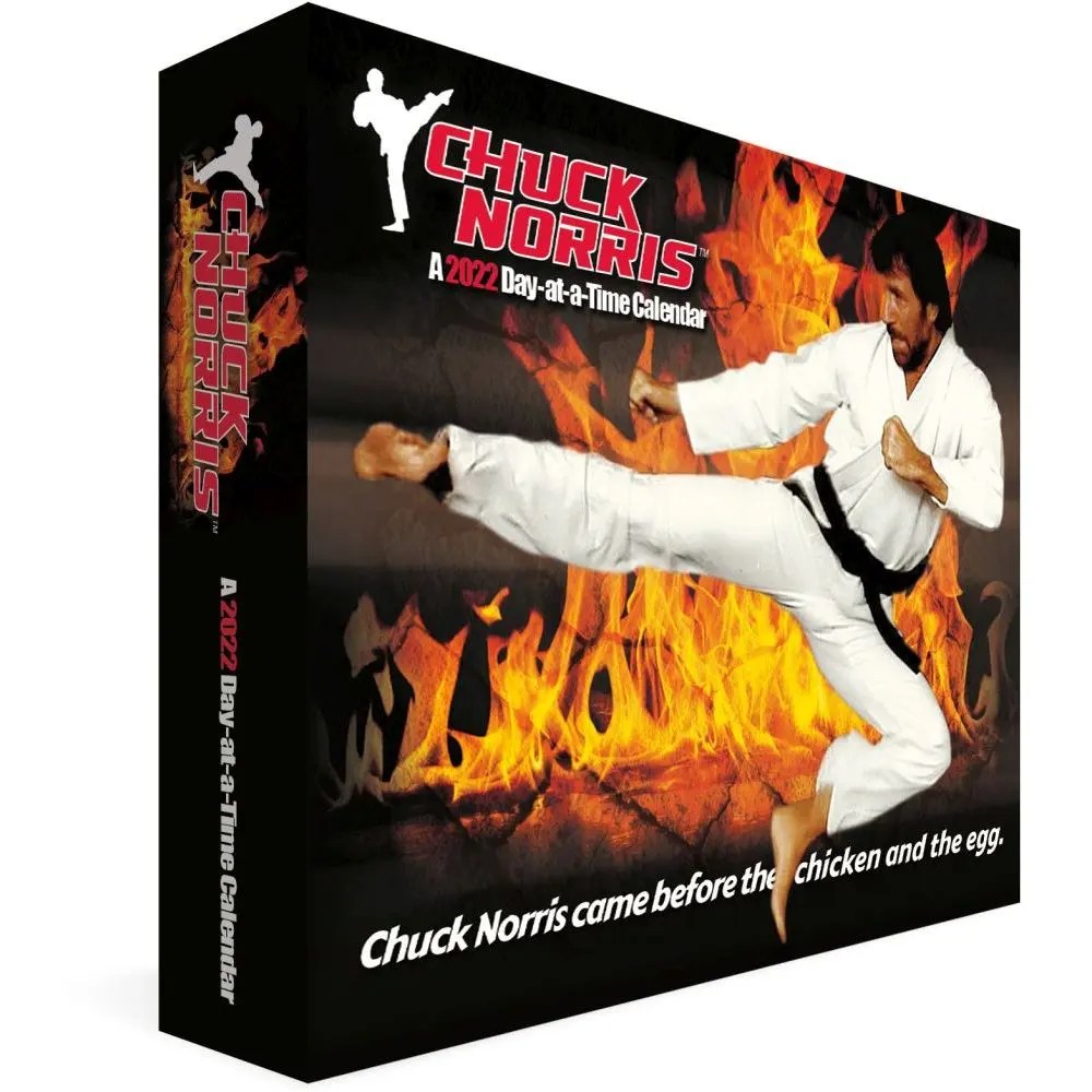 2021 Chuck Norris Day At A Time Box Calendar Walmart Walmart Sixteen-month wall calendars include each month in 2022 as well as the last four months of 2021 and are printed.