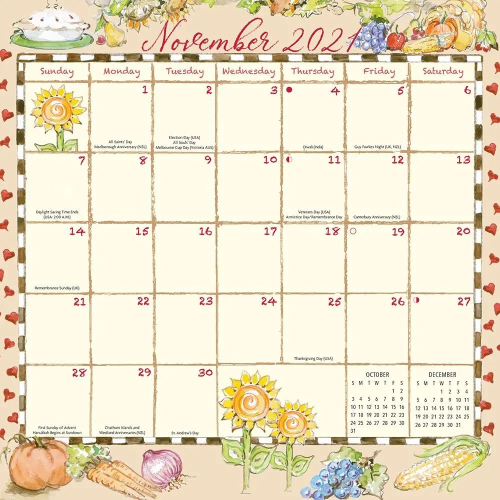 Joyful Seasons Magic Grip 2021 Wall Calendar Calendars 