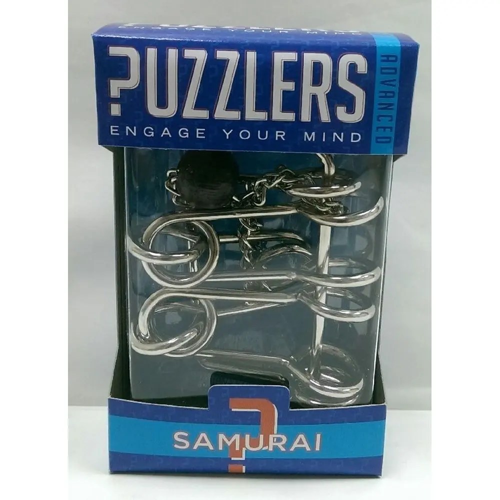 Go Games Puzzlers Samurai Puzzle Game Overstock 18143150 They come in a variety of difficulty levels that are increasingly challenging.