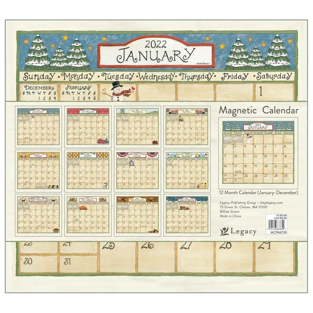 Ing Home Strain 2022 Magic Calendar Calendars They also boast our all exclusive backer and different shaped toppers for a variety of industries.