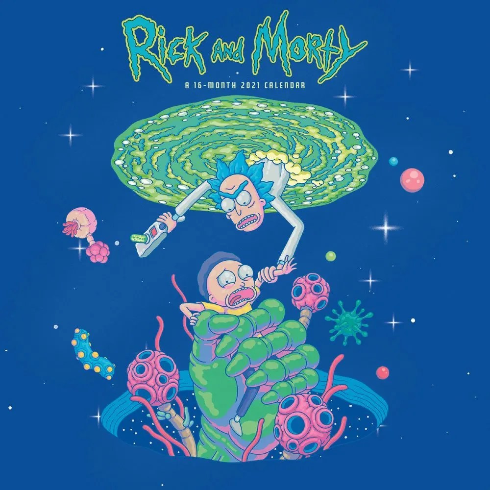 Rick And Morty Official Calendar 2022 At Calendar Club Official Rick and Morty 2022 Calendar 16 Month Calendar de Wall Calendar 2022 Rick and Morty.