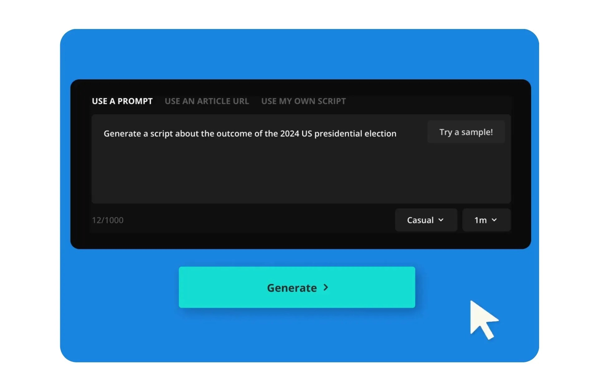Texto de IA a Video — Generador Gratuito para Cualquier Prompt