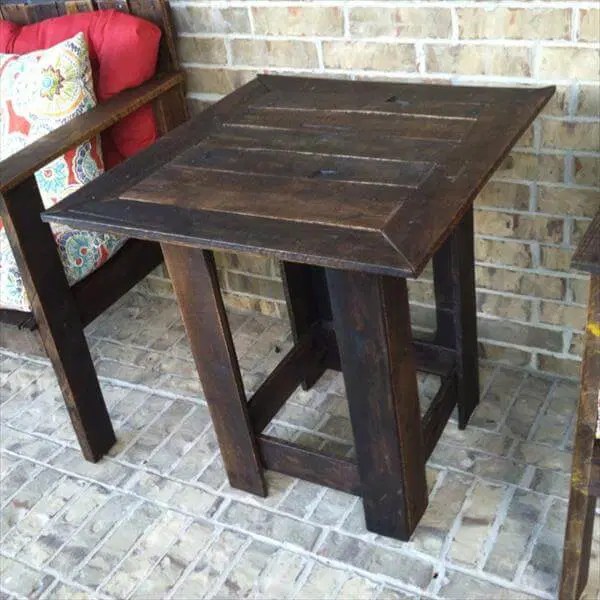 12 Diy Pallet Side Tables End Tables 101 Pallets
