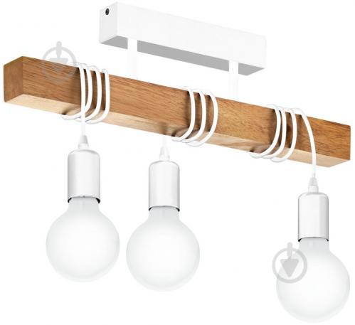 Форма вытянутая прямоугольная , круглая (круг, . á Svetilnik Potolochnyj Eglo Townshend 3x10 Vt E27 Belyj Derevo 33166 Kupit V Kieve Ukraine Luchshaya Cena V Epicentre