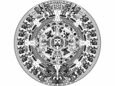 Sealed with sanding sealer, sprayed with metallic . Aztec Calender Svg File Free Download 3axis Co