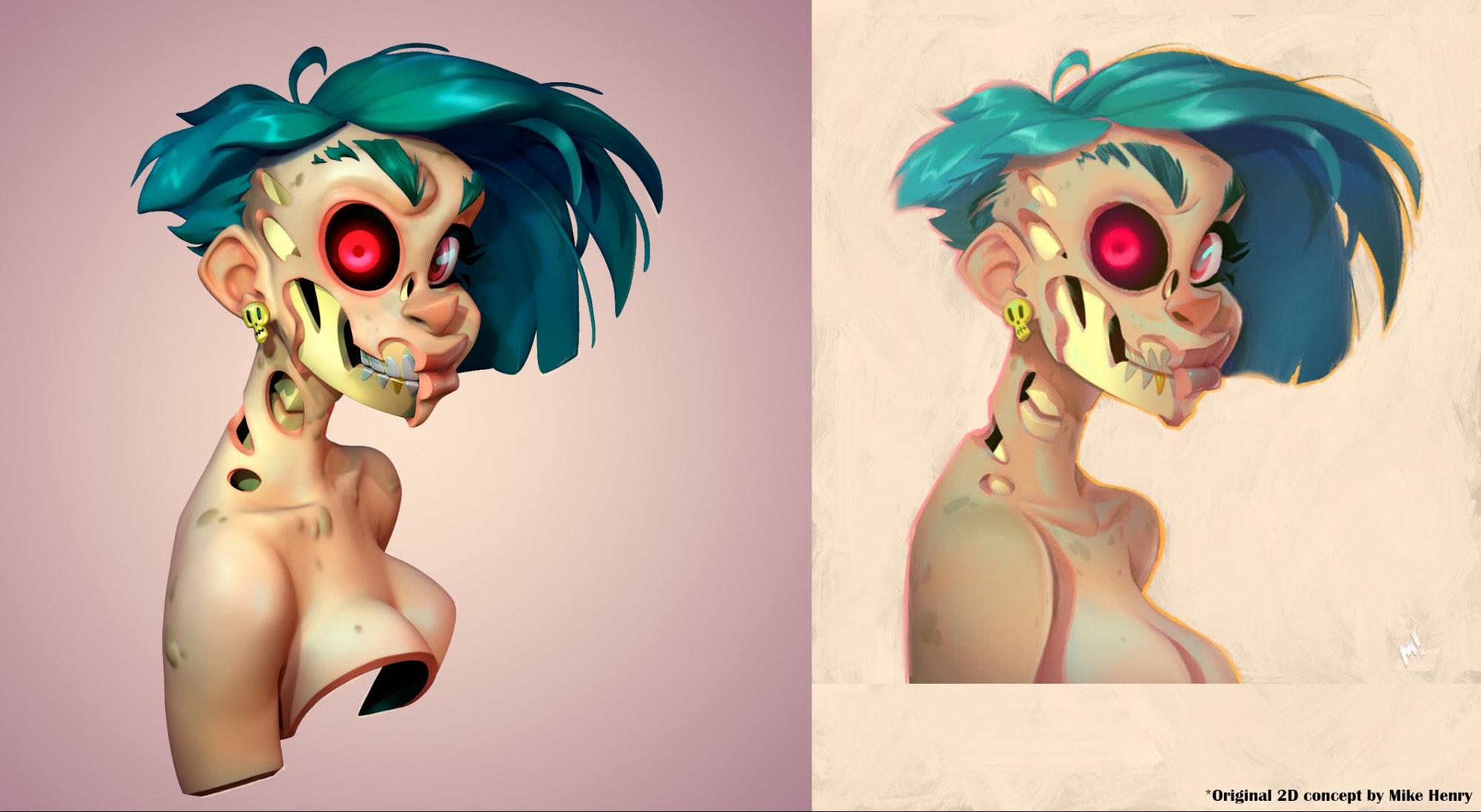 Stylized Art Turning Concepts Into 3d Characters