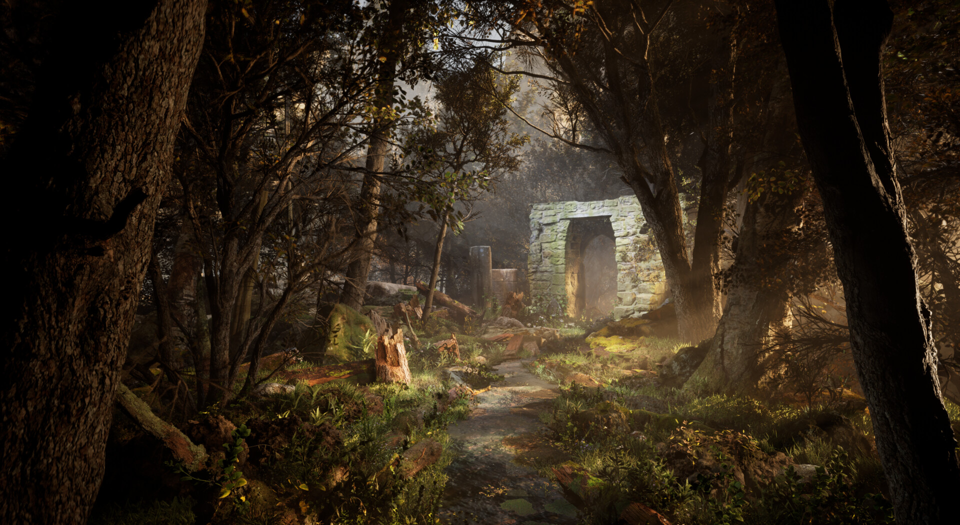 Lighting in unreal engine 5 for beginners. Creating Ruins In The Forest In Unreal Engine 5