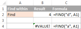 Excel Formula : SEARCH() vs FIND() - QuadExcel.com