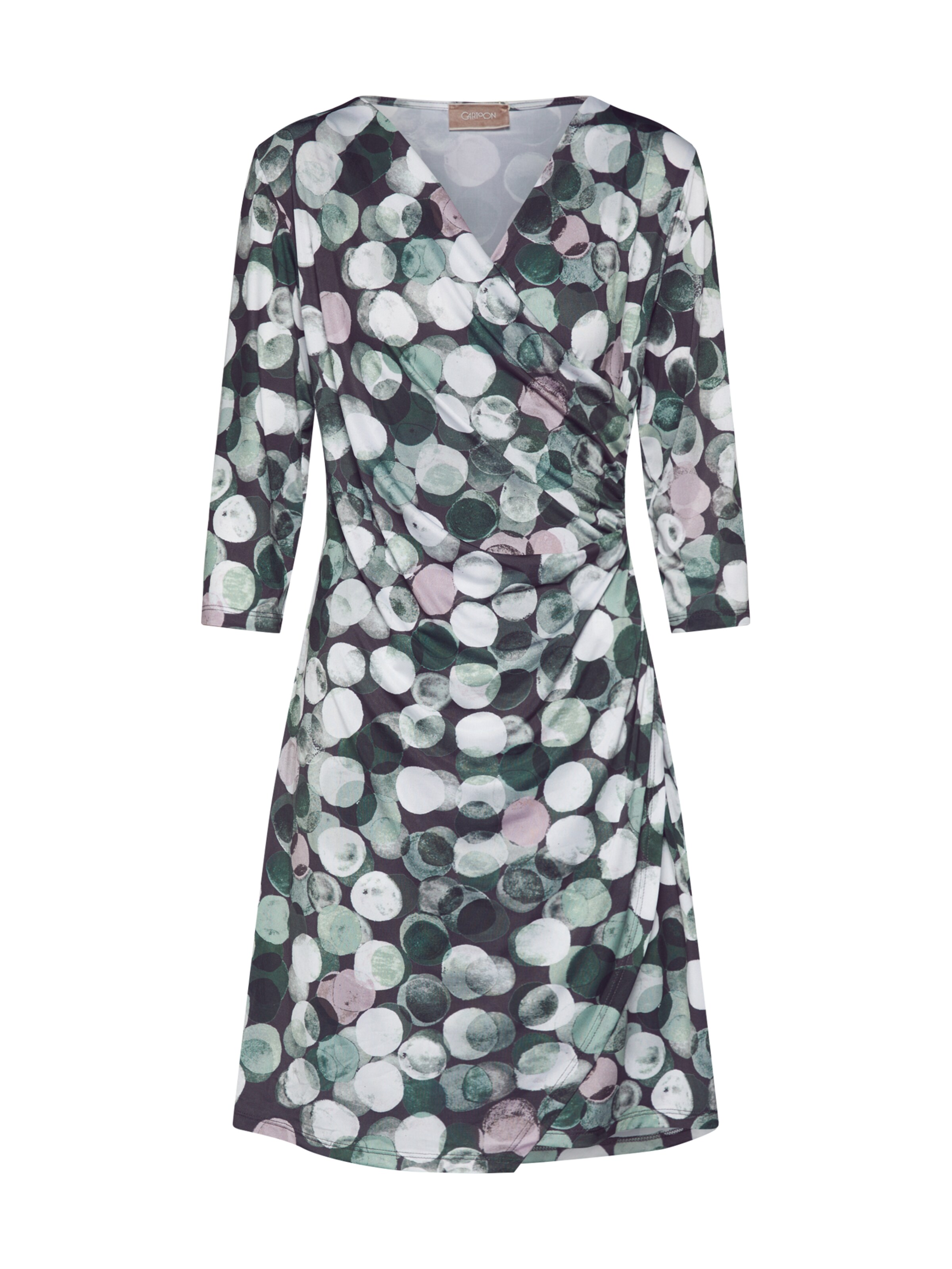 Cartoon Kleid In Grun Rosa Schwarz Weiss About You