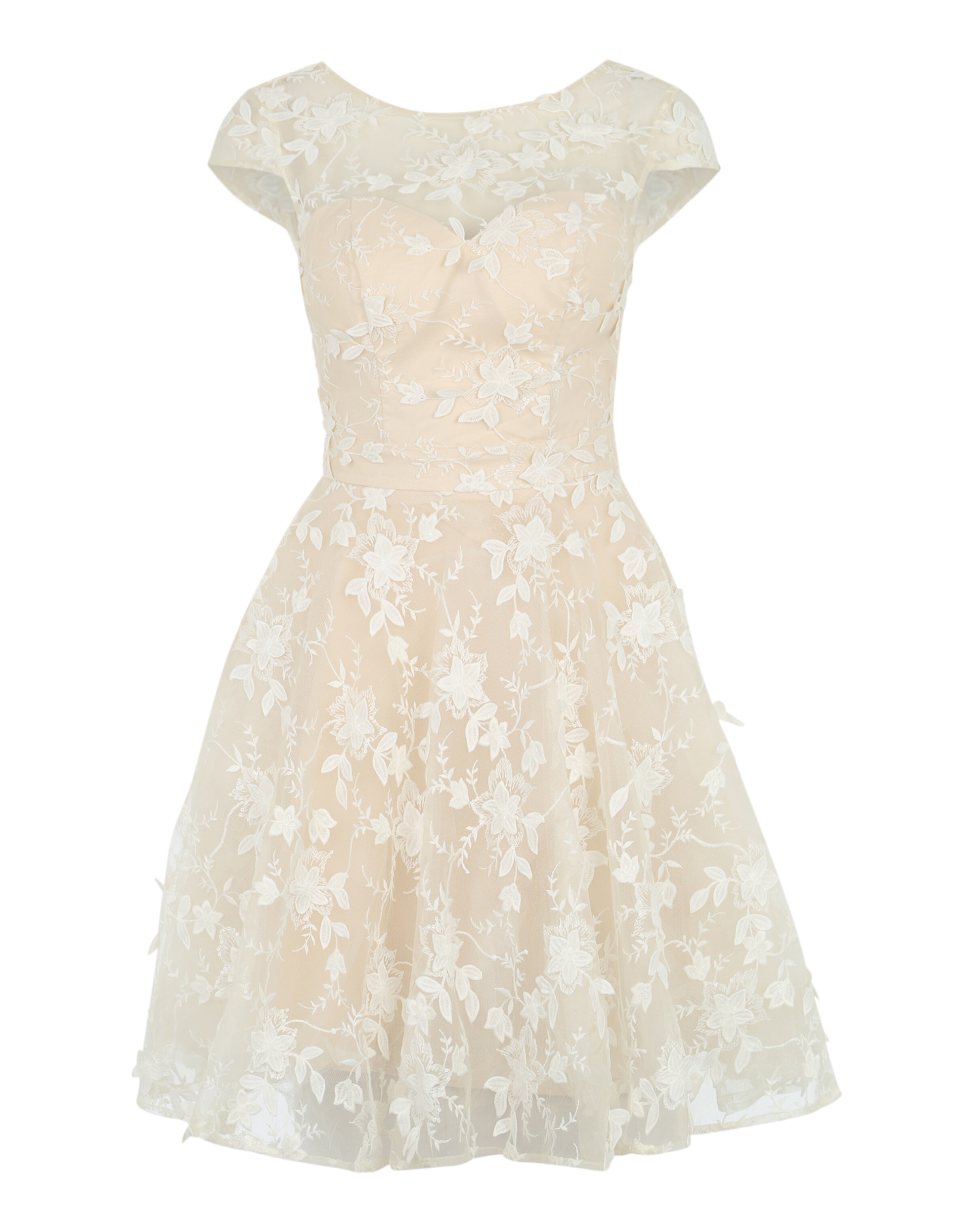 Chi Chi London Cocktailkleid In Weiss About You