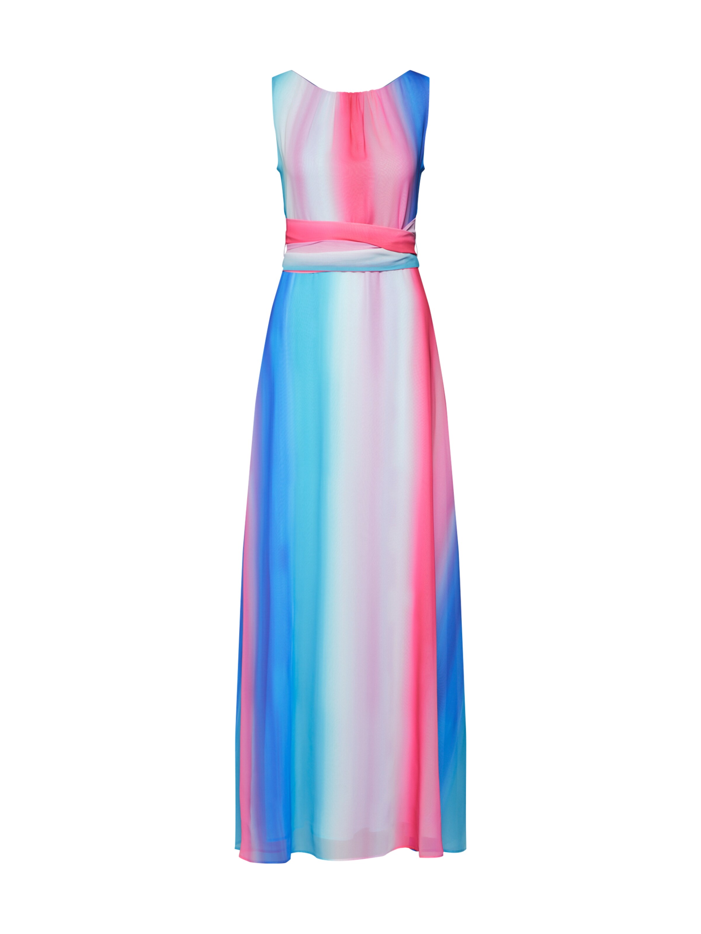 Comma Kleid In Orange Rostrot Schwarz About You