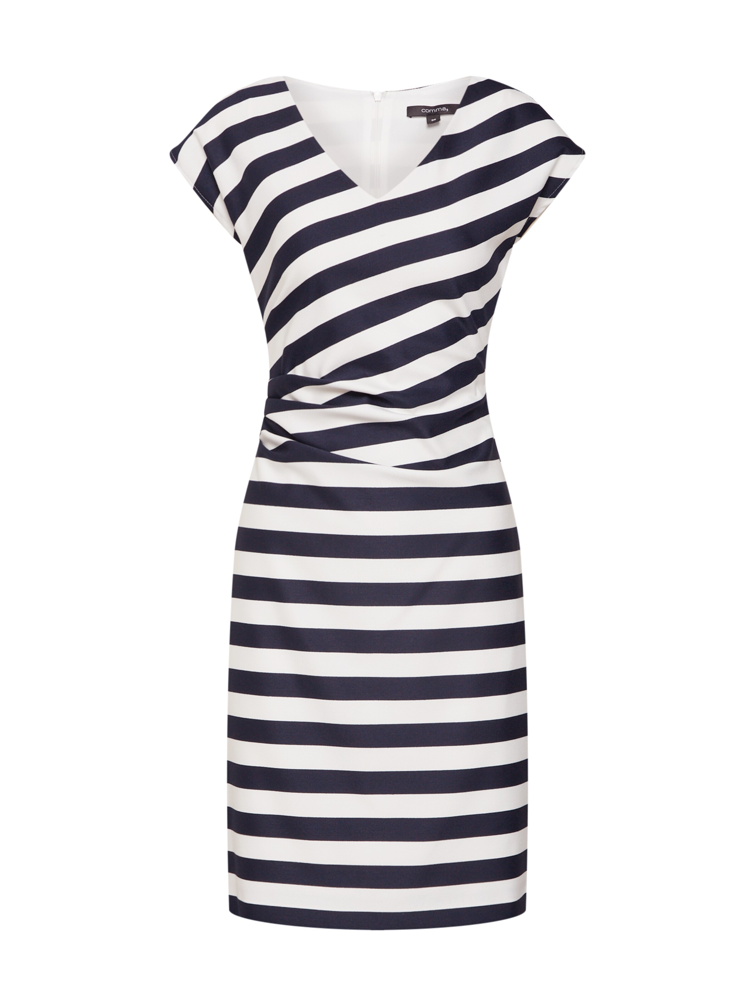 Comma Kleid In Schwarz Weiss About You