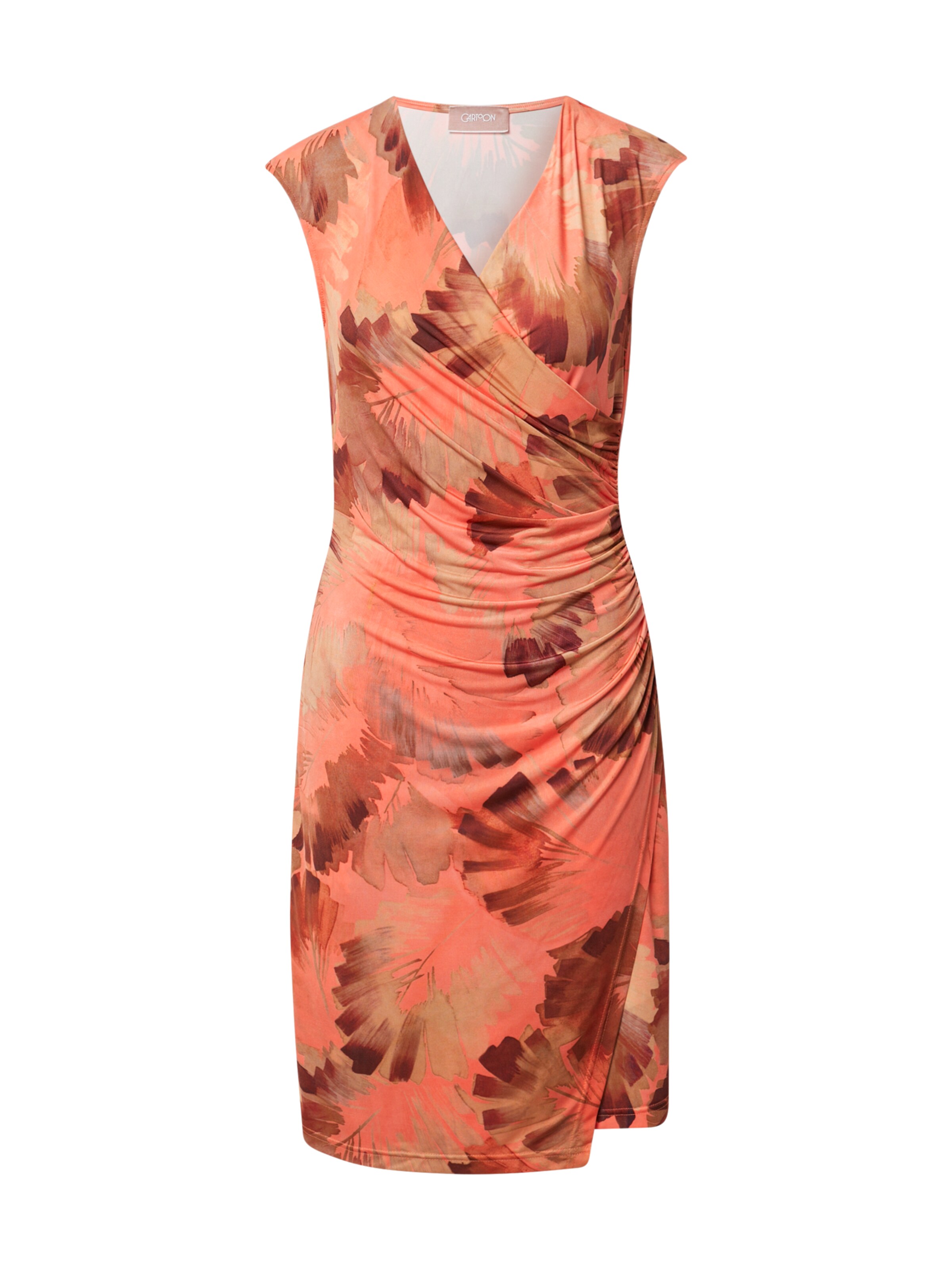 Cartoon Kleid In Braun Orange About You