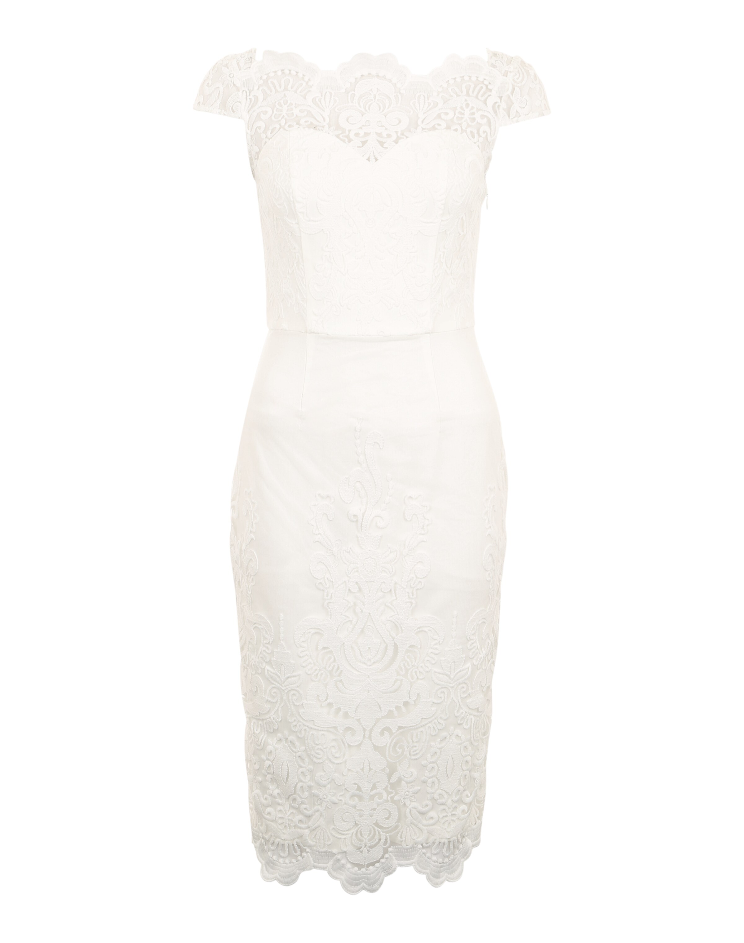 Chi Chi London Kleid Logan In Weiss About You