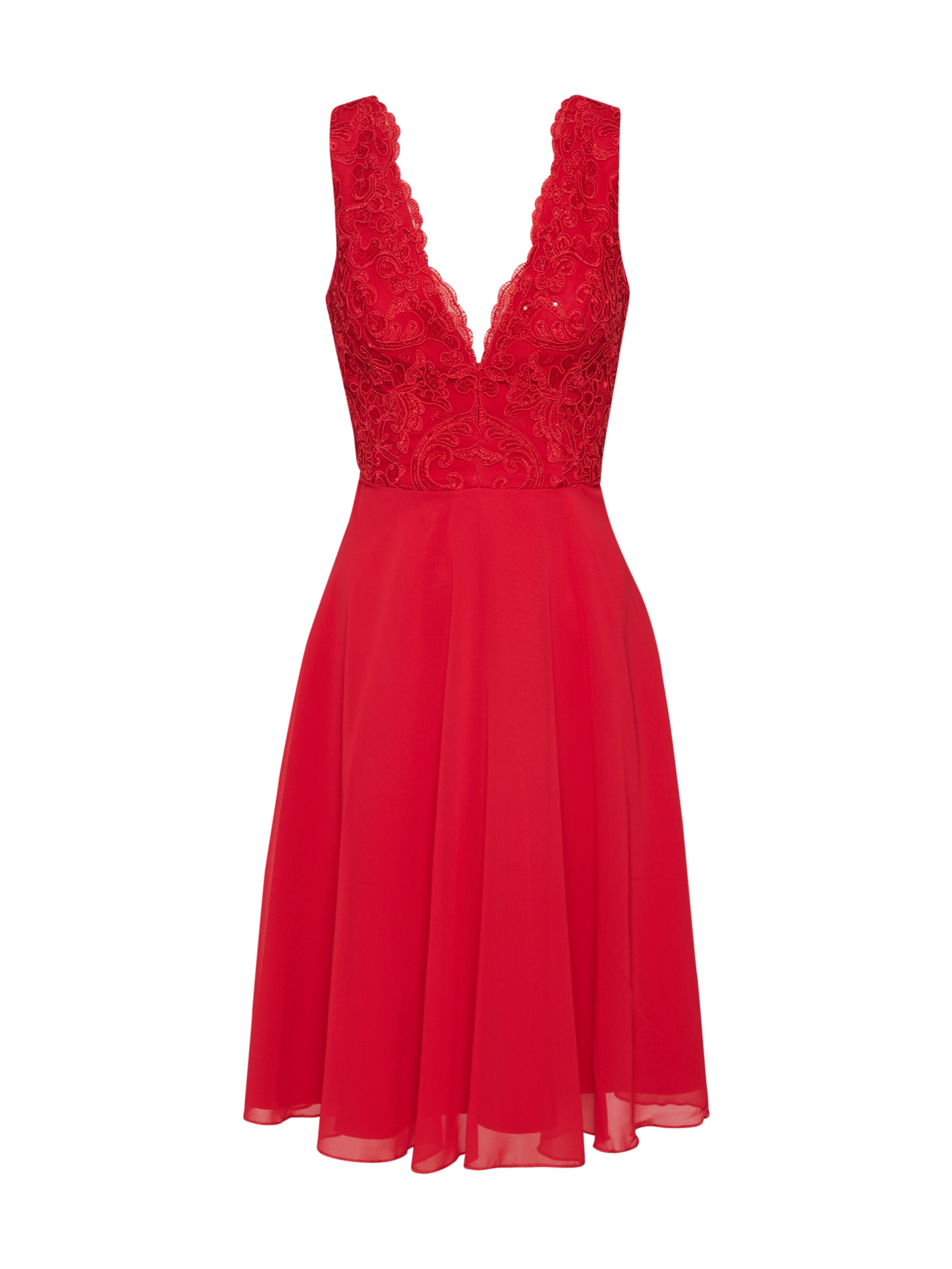 Chi Chi London Kleid Dodie In Rot About You