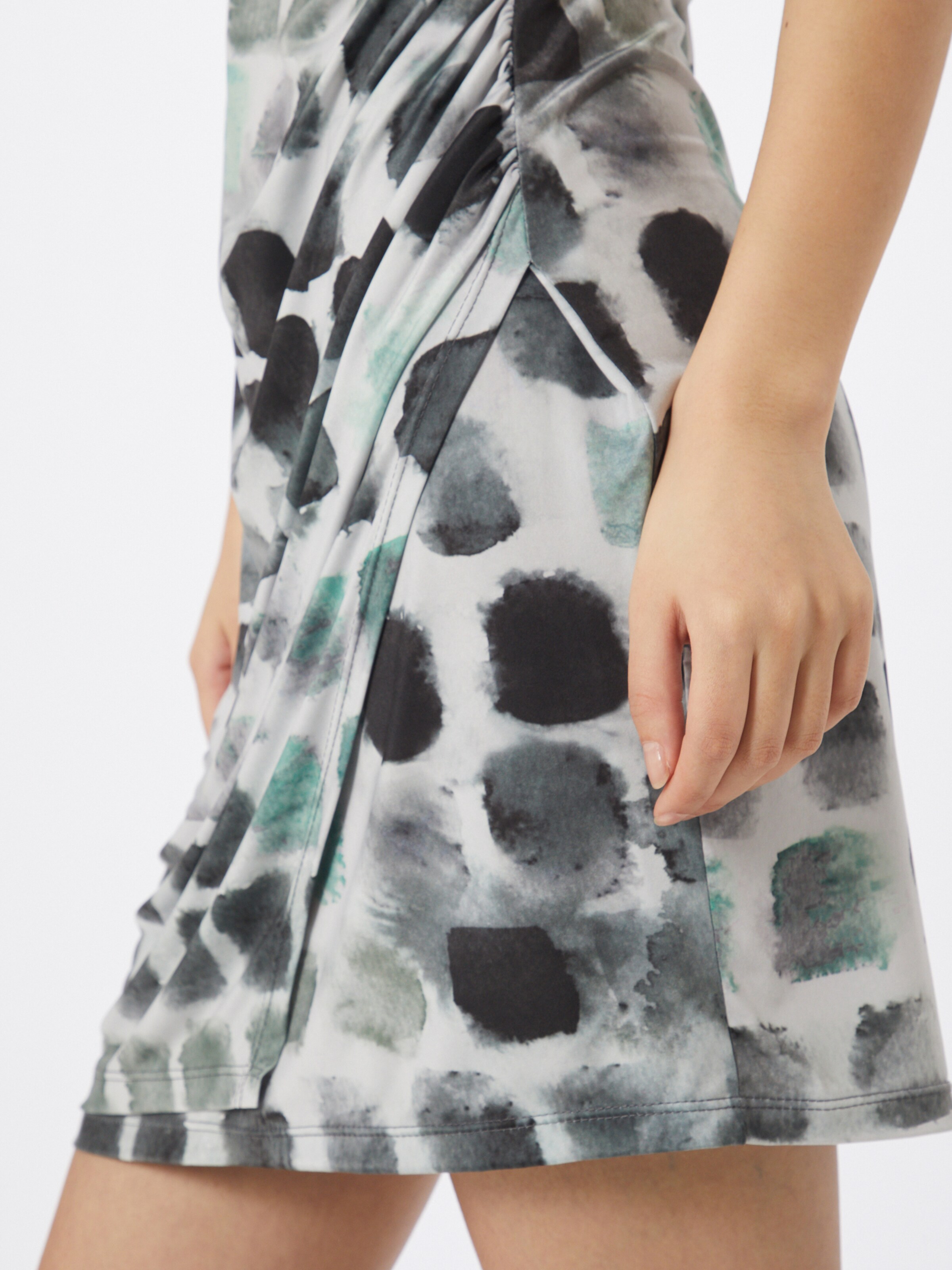 Cartoon Kleid In Beige Grau Dunkelgrun About You