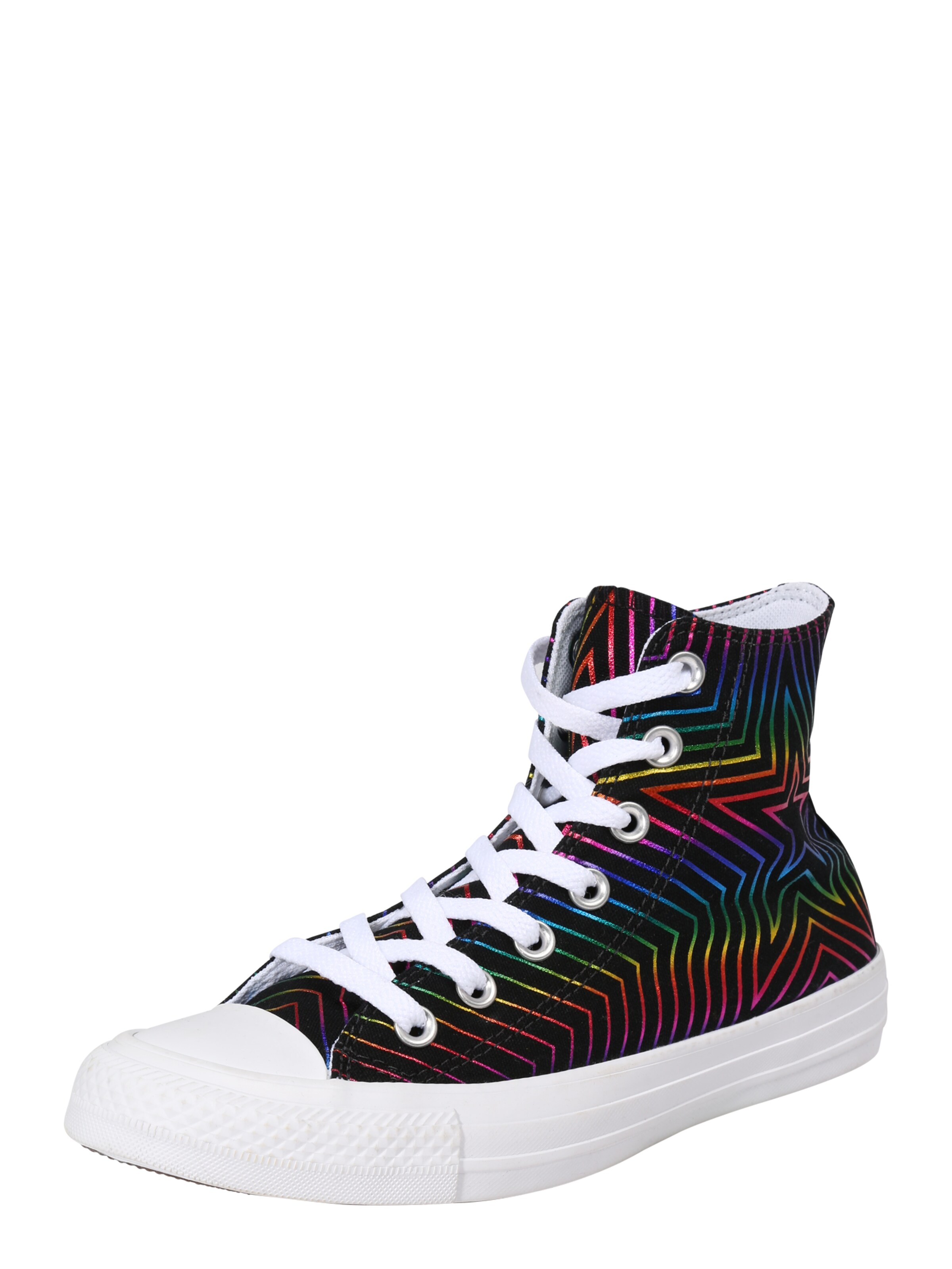 Jetzt ist er endlich vergeben! CONVERSE Baskets hautes en mÃ©lange de couleurs / noir