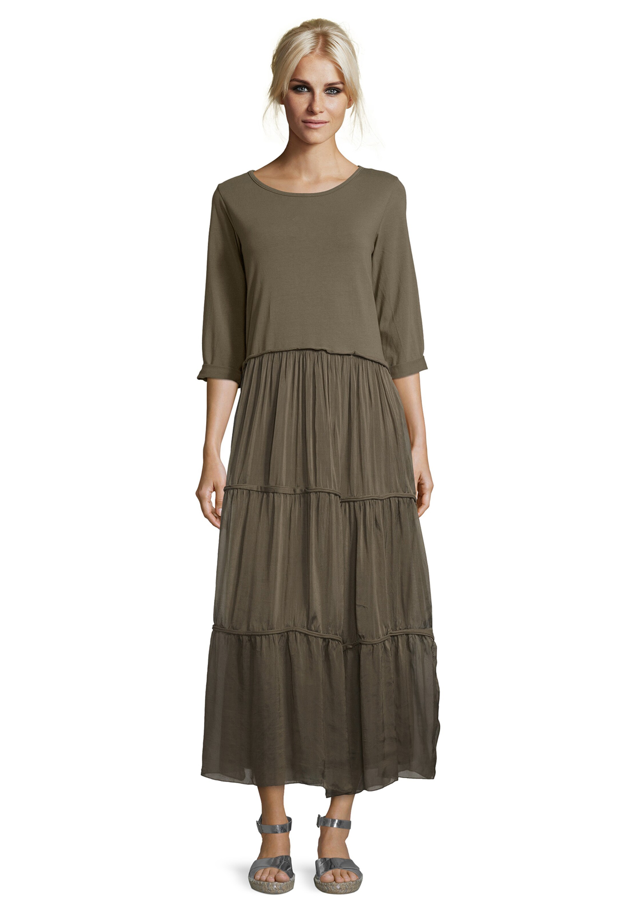 Cartoon Sommerkleid Mit 3 4 Arm In Grun About You