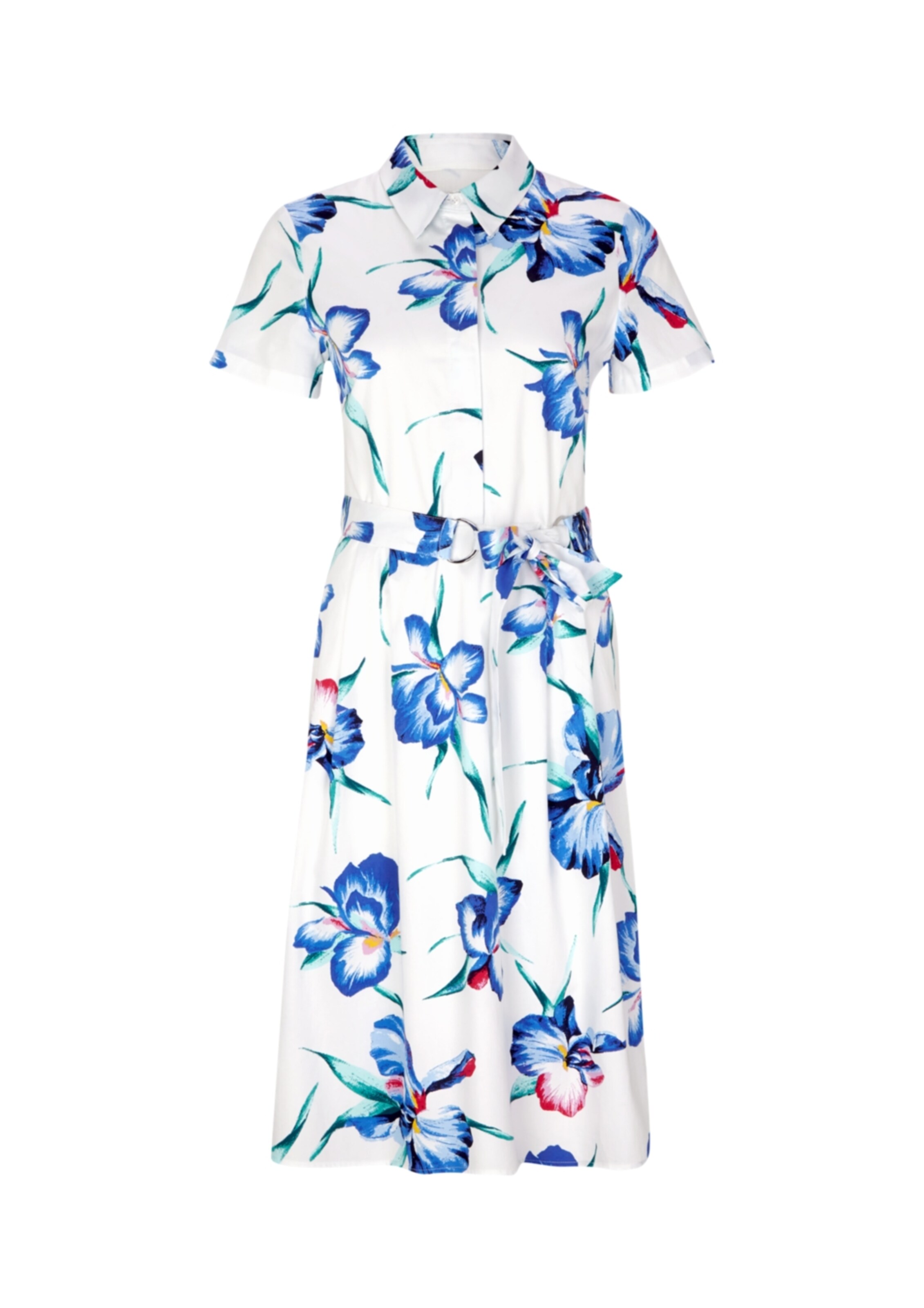 Comma Kleid In Blau Weiss About You