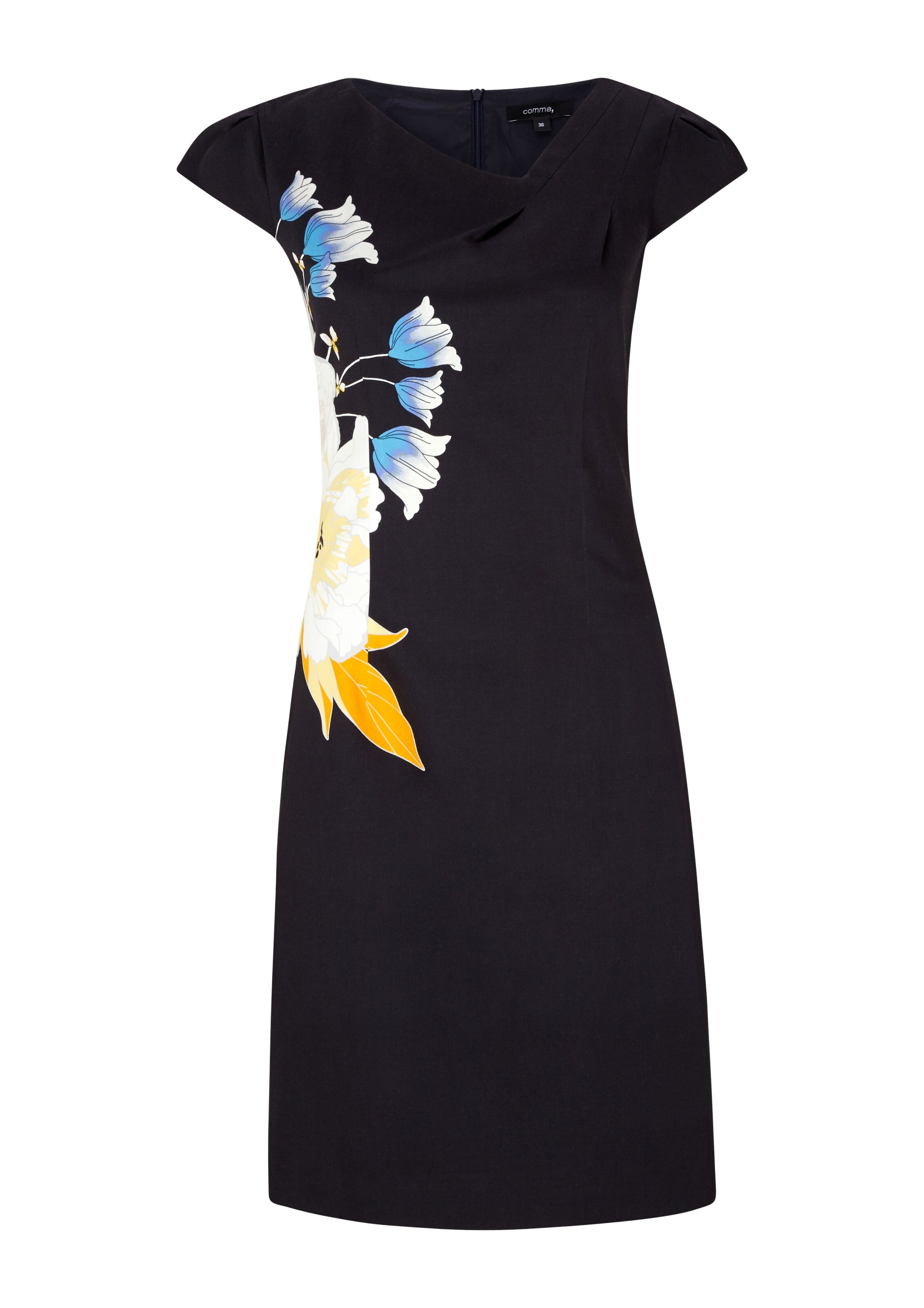 Comma Kleid In Blau About You