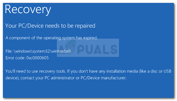 Detailed instructions to fix the boot error 0xc0000428: Fix Error 0x0000605 On Windows 10 Appuals Com