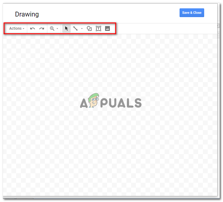 нарисовать границу в гугл таблицах