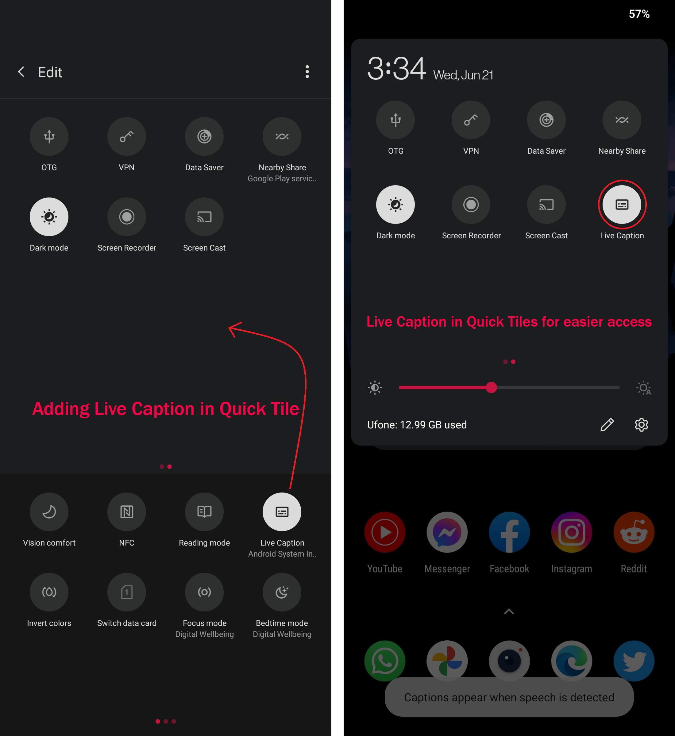 How to enable or disable live caption on any android phone