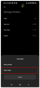How To Clear Cache In ROBLOX Android Windows IOS Mobile Clear Cache 138x300 