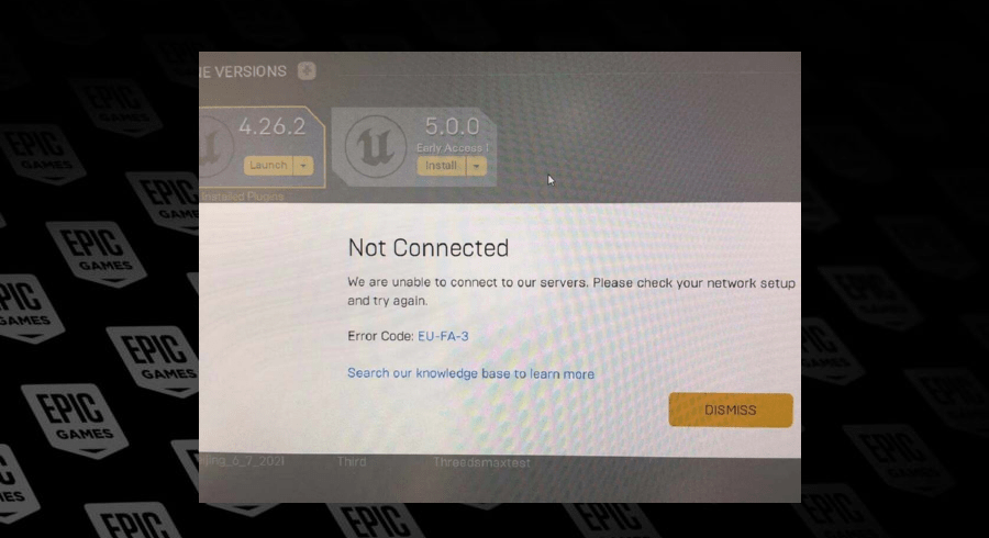 How To Fix Epic Games Error Code EU FA 3 EU FA 3 