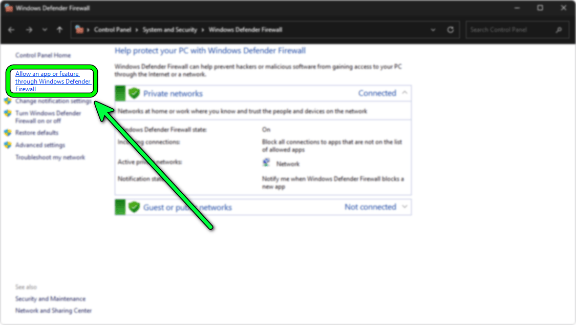 Fix Failed To Download Or Apply Critical Settings Roblox Allow An App Through Windows Defender Firewall 
