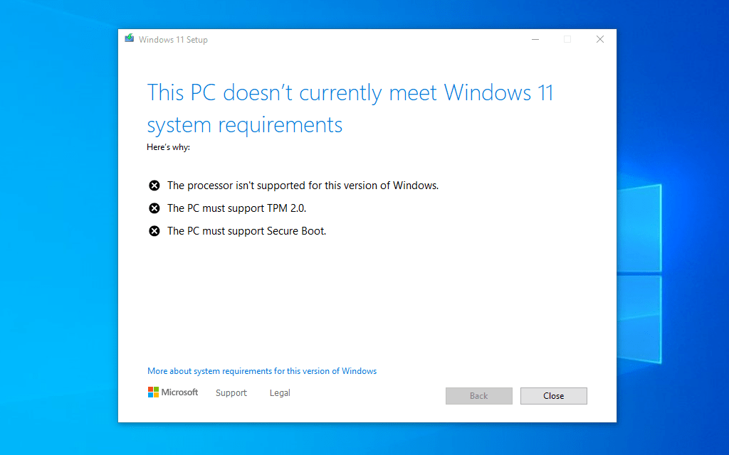 It is thus easy to create a dual purpose package for installing applications in windows 7 and windows server 2008 r2. How To Upgrade To Windows 11 Whether Your Pc Is Supported Or Not Ars Technica