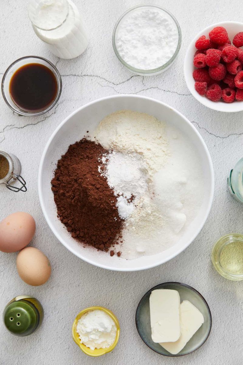 Raspberry Chocolate Cake R Baking - 4K Ocean Pictures for Desktop