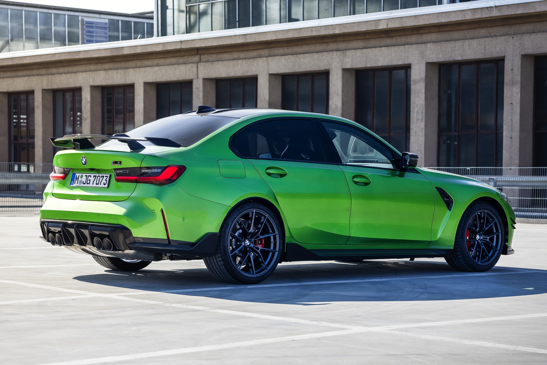 Bmw m3 g80 in java green: individual trifft m performance